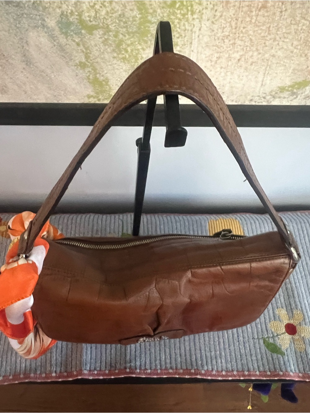 Coach Signature Ashley Shoulder Bag Brown Leather Purse Handbag F17646 - Picture 7 of 14
